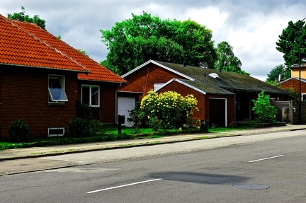 Suburban houses