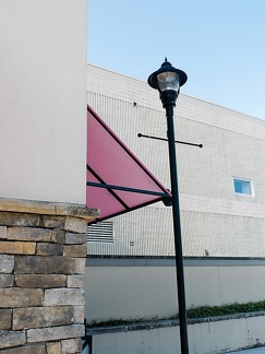 Light post and pink triangle