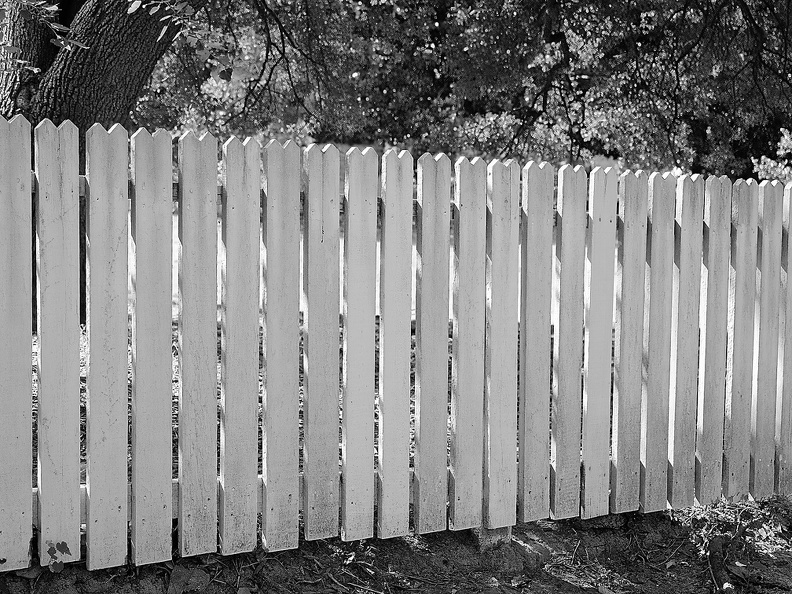 White picket fence
