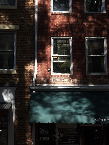 A rather old house, with shadows
