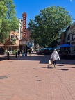 Quiet pedestrian street in Charlottesville